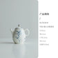 Hand-drawn platinum tea Household ceramic small tea making tea Chinese kung fu tea set small porcelain