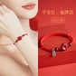 Cinnabar Ping An Clasp Hand Female Natal Year Hand Bracelet Love