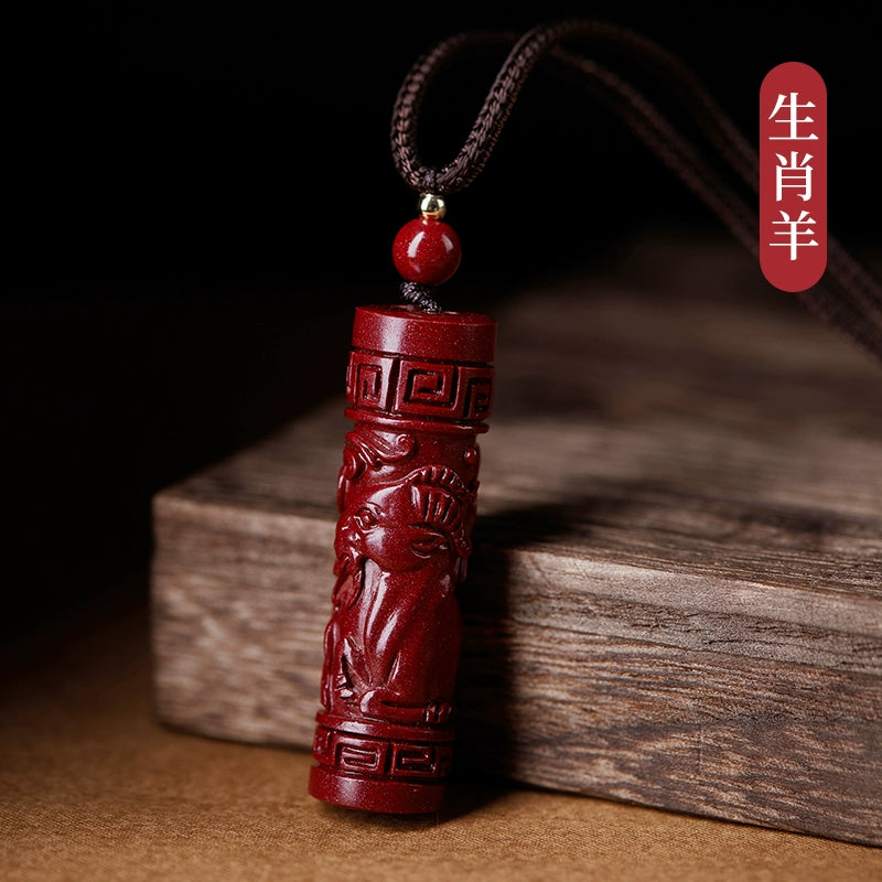 Year of the Sand, Year of the Birth, Year of the Twelve Zodiac Horizontal Mantra Hanging Rough Stone Pieces Male/Female