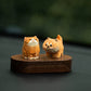 Wood carving, orange, Shiba Inu, Italian, public desktop, steam, central control, wood, furniture