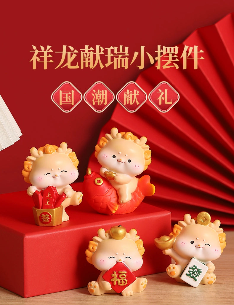 Yes, it is a Chinese New Year's mascot, a Chinese zodiac sign, a 2024 New Year's spring natal year