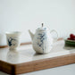 Hand-drawn platinum tea Household ceramic small tea making tea Chinese kung fu tea set small porcelain