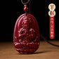 Manjushri Cinnabar Natal Buddha Female Natal Year Shou Shen Man Body Character Mother