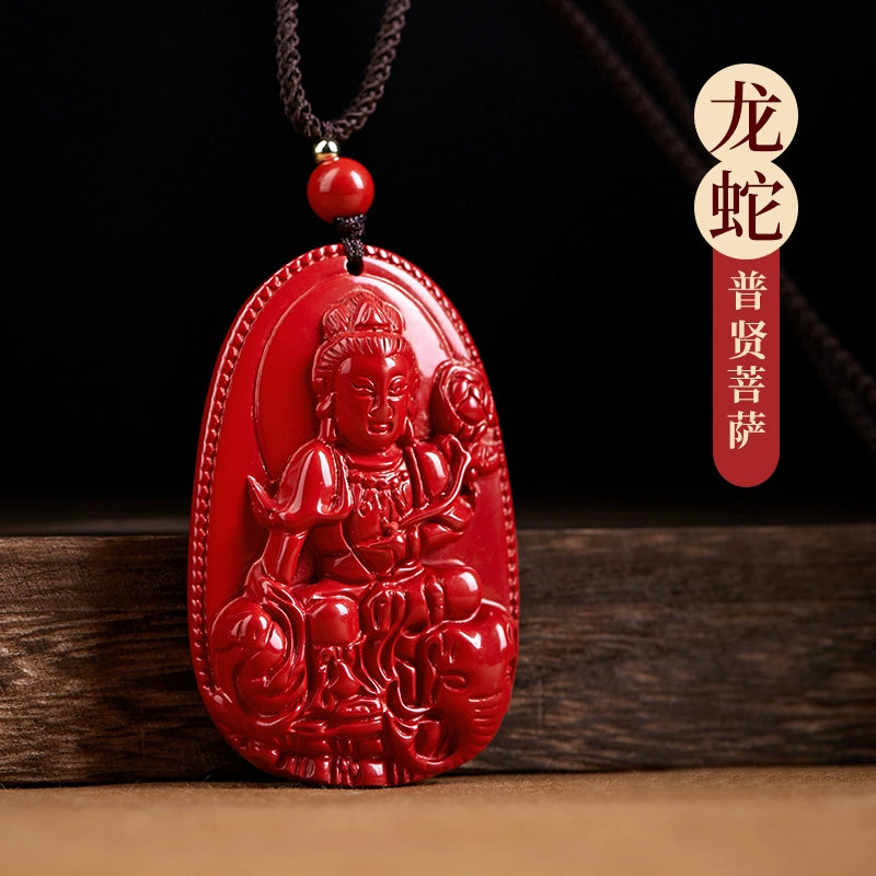 Manjushri Cinnabar Natal Buddha Female Natal Year Shou Shen Man Body Character Mother