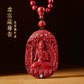 Cinnabar Banner Shop Genuine 1 Piece Hanging Female Natal Buddha Manshu Pu Kongzang Bodhisattva Male