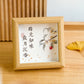 New Chinese-style insertion of square photo frame, table top, ancient photo props