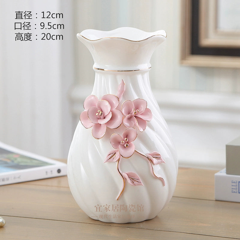 Type ceramic vase 1 piece flower arrangement device rich bamboo guest dining table wedding product