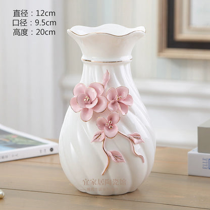 Type ceramic vase 1 piece flower arrangement device rich bamboo guest dining table wedding product