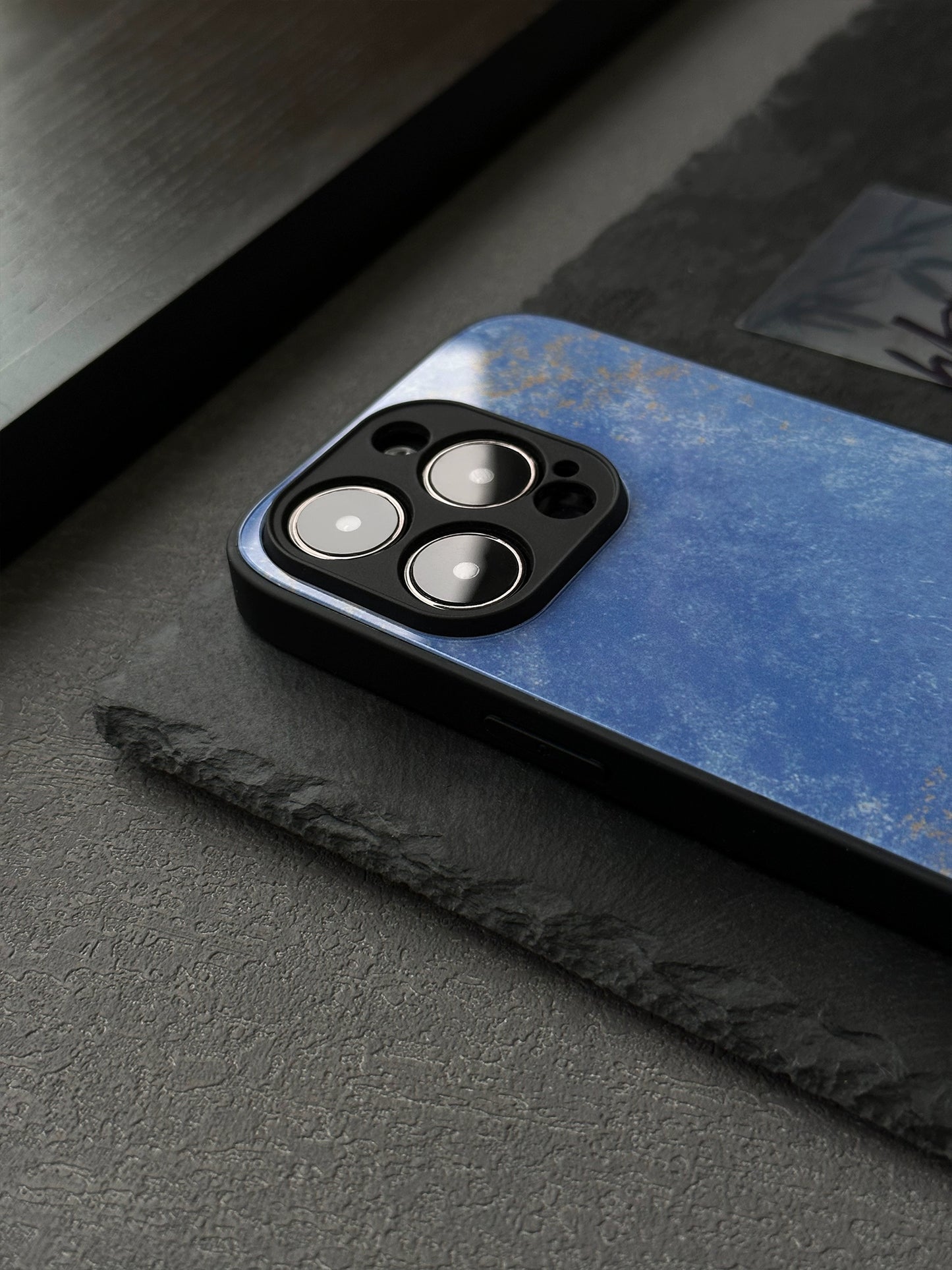 Night Studio Indigo Textured Phone Case