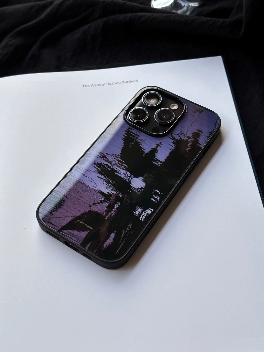 Night Studio Twilight Shadow Purple Phone Case