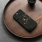 Night Studio Flower Branch Black Phone Case