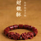 2024-Year new natal year hand + female cinnabar Pixiu six-character mantra bracelet.