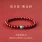 Cinnabar bracelet women's official flag shop natal year year gold cinnabar hand purple gold sand beads