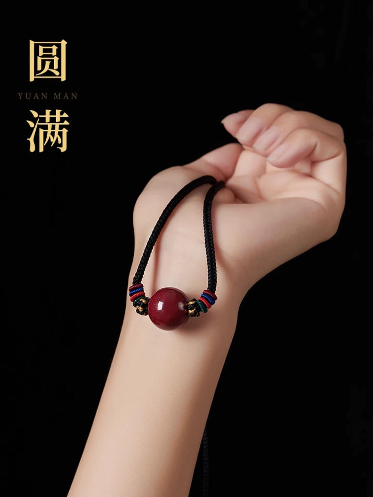 Sand lucky Bead hanging Women's natural rough stone natal year Body piece Body symbol Men's matching