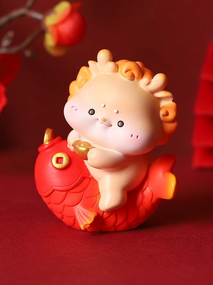 Yes, it is a Chinese New Year's mascot, a Chinese zodiac sign, a 2024 New Year's spring natal year