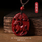 Genuine cinnabar natal year natural zodiac hanging female piece male piece safety buckle body symbol