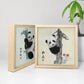 Shu Big bear Photo frame thorn All handmade Noodles China Special Products sent to foreigners