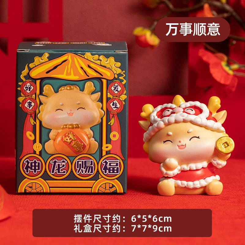 Yes, it is a Chinese New Year's mascot, a Chinese zodiac sign, a 2024 New Year's spring natal year