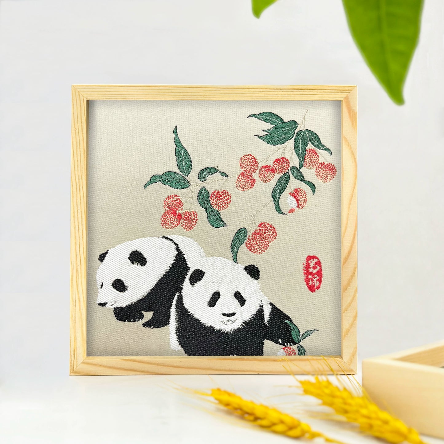 Shu Big bear Photo frame thorn All handmade Noodles China Special Products sent to foreigners