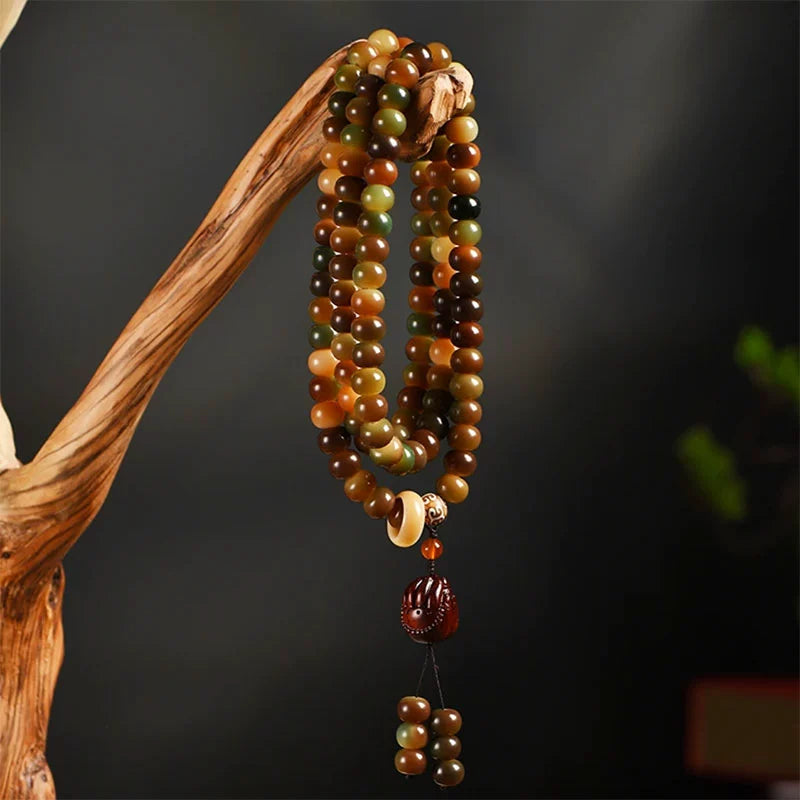 Dunhuang Tianhua Bodhi 108 Handheld String bracelet men and women Buddha beads rosary hand Neck Bodhi seed