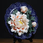 New Chinese-style ceramic porcelain flower furniture, Bogu rack, desktop home furnishing, wine and crafts