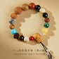 Eighteen-seed Bodhi bracelet, eighteen-seed bracelet, holding 18-seed multi-Buddha beads, raw, player, female body talisman.