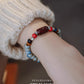 New Chinese ceramic beaded hand - women's luxury small - fine - ancient - high-sense bracelet with tide