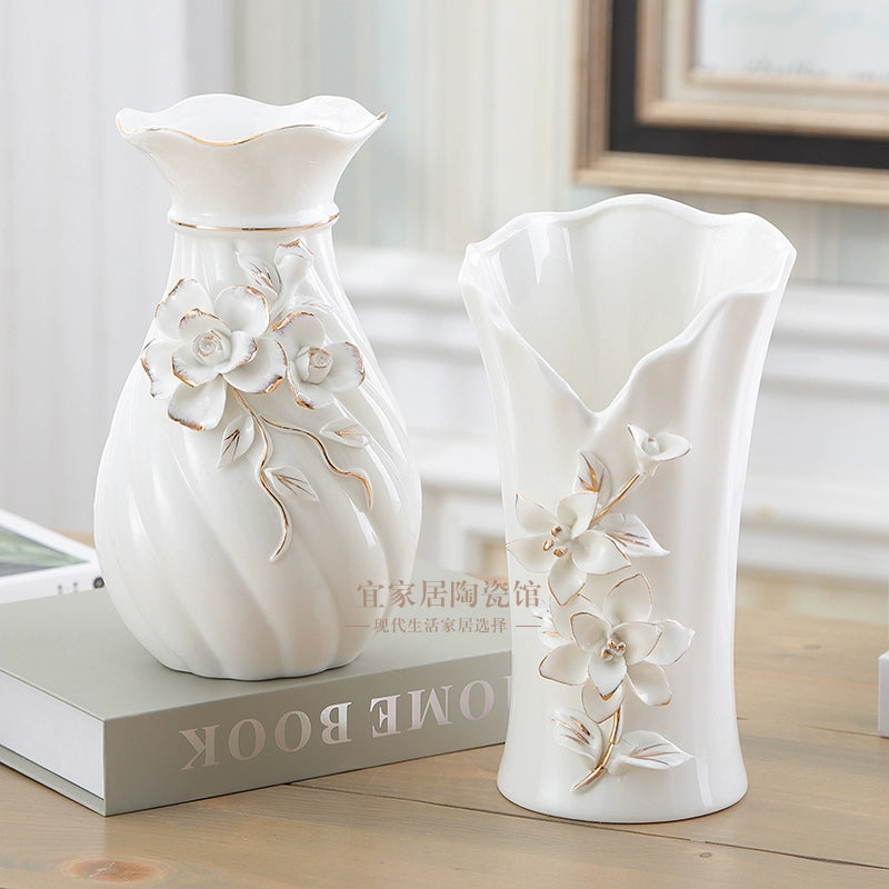 Type ceramic vase 1 piece flower arrangement device rich bamboo guest dining table wedding product