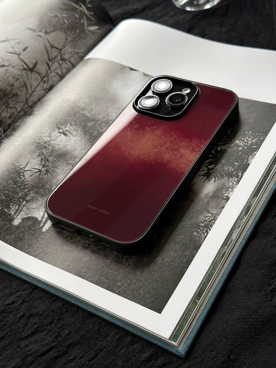 Night Studio Vintage Red and White Phone Case