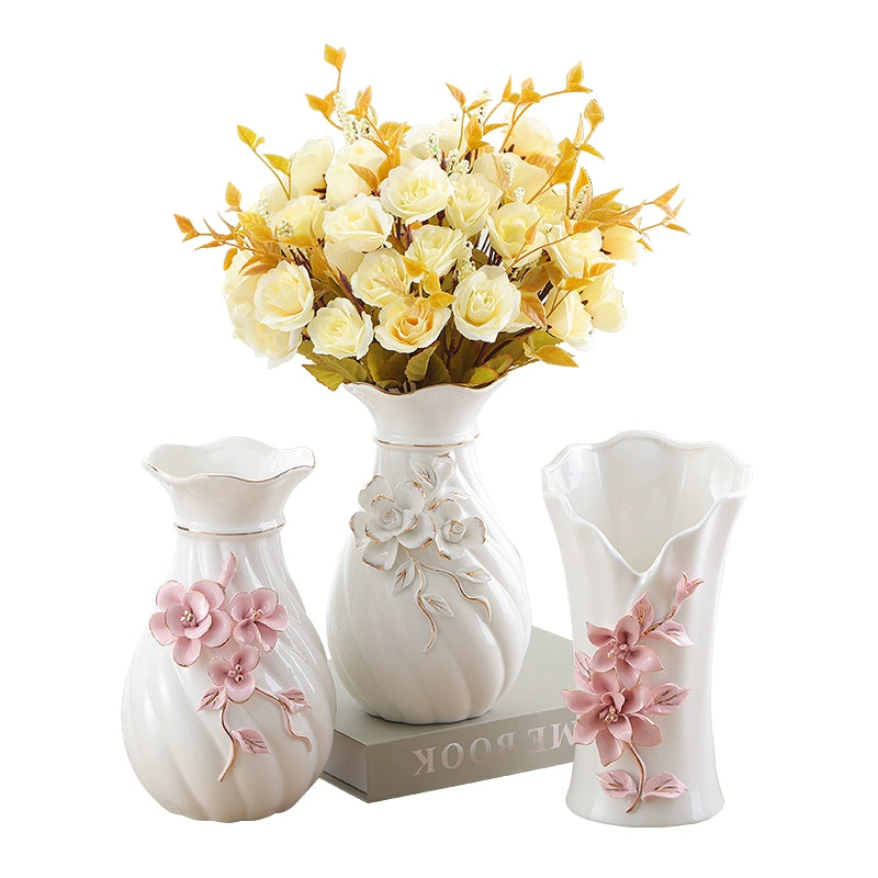 Type ceramic vase 1 piece flower arrangement device rich bamboo guest dining table wedding product