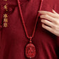 Cinnabar Banner Shop Genuine 1 Piece Hanging Female Natal Buddha Manshu Pu Kongzang Bodhisattva Male