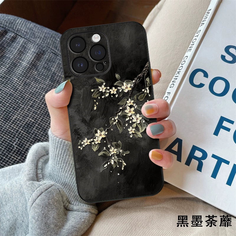 Flower Leather Phone Case for iPhone