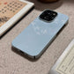 Night Studio White Branch Blue Phone Case