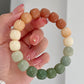 Spring Limited Bodhi Bracelet Color White Jade Bodhi Root Play Female Finger Soft Play Wenwan Buddha Bead Bracelet