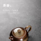 Ru~ tea~ can be~ coarse pottery~ home~ ancient ceramic tea~ brother~ tea set imitation firewood~ purple sand