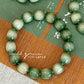 Bamboo green goat milk fruit, original rice cake Bodhi root bucket beads, small fresh bracelet Wenwan