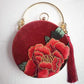 Chinese original ancient thorn shoulder handbag mini gold bag dinner girl