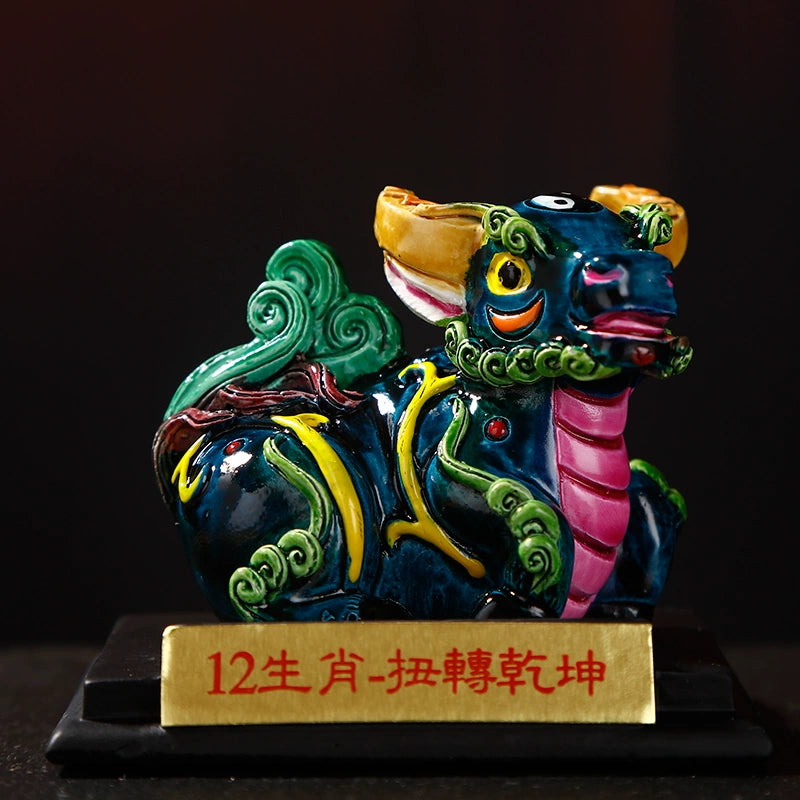 Ancient Hand Twelve Zodiac Mascot Little Clay Figure Clay Sculpture A piece of Chinese characteristics Read Products for foreigners