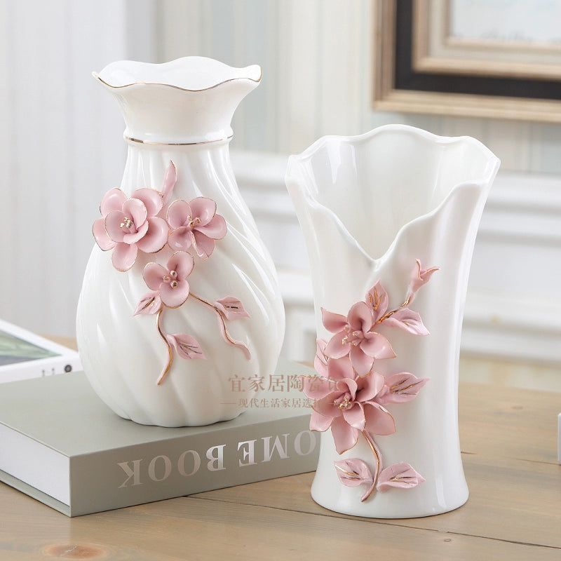 Type ceramic vase 1 piece flower arrangement device rich bamboo guest dining table wedding product