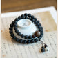 Ancient Apricot Hand Female Mori Rookie Love Buddha Bead Bracelet Sandalwood Bracelet Natural Chinese Buddha Bead