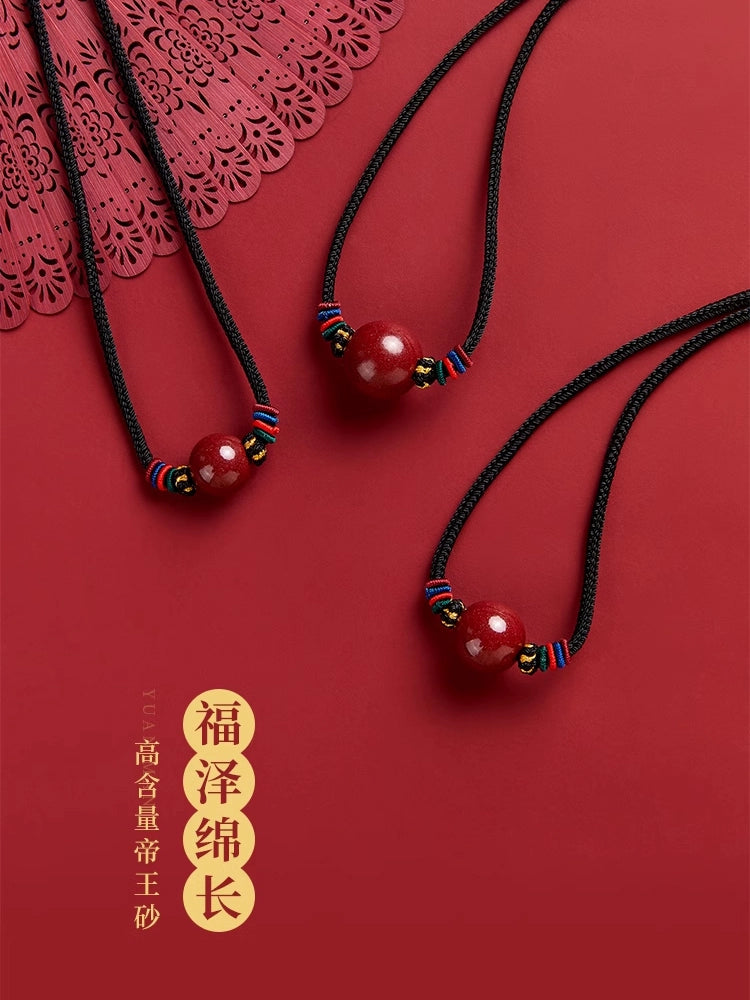 Sand lucky Bead hanging Women's natural rough stone natal year Body piece Body symbol Men's matching