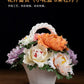 Ceramics "Flower Wealth" Peony Flower Piece "Office Customer" Desktop "Product" Product "