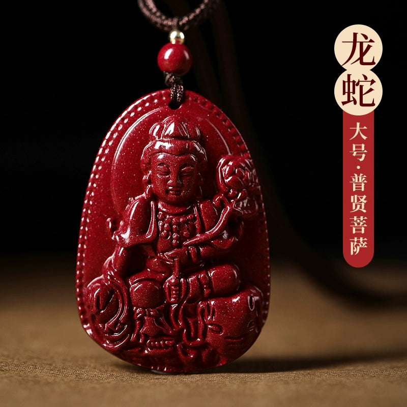 Manjushri Cinnabar Natal Buddha Female Natal Year Shou Shen Man Body Character Mother