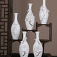 Ceramic vase guest 3 pieces small vase insert vase Chinese style Italian style high sense 21cm high flower insert