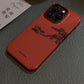 Night Studio Retro Pine Red Phone Case