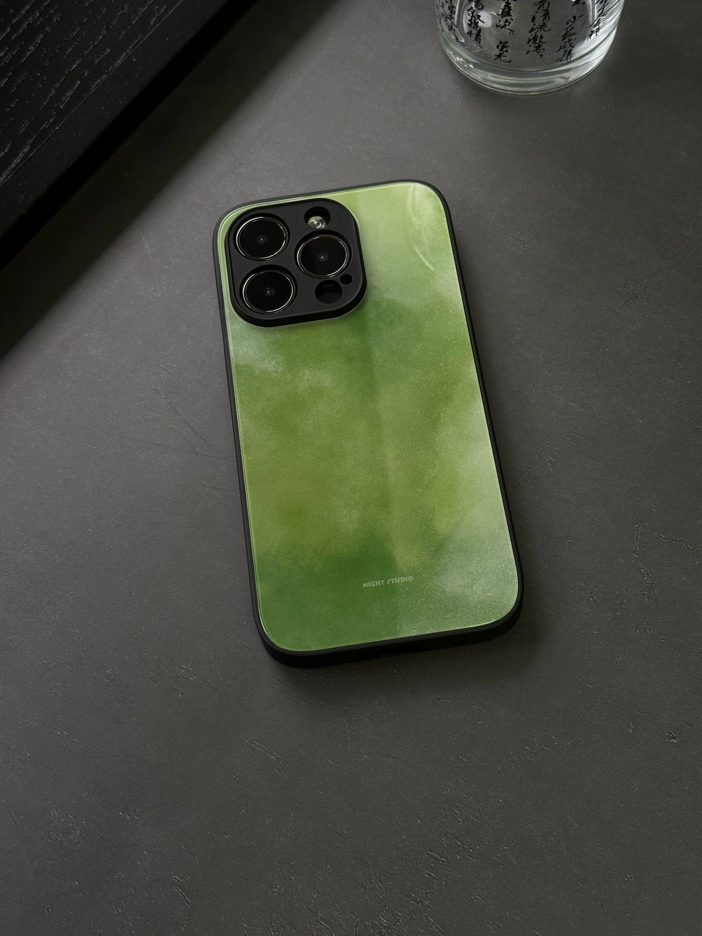 Night Studio Green Oil Painting Phone Case