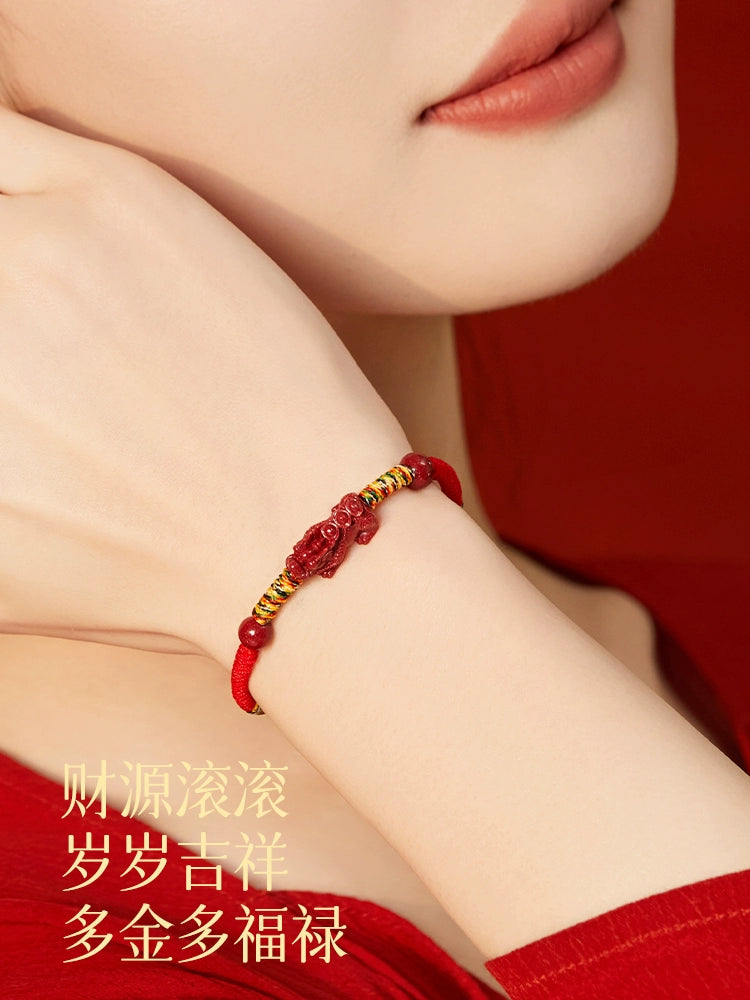 Sand Pixiu Taihua Hand Female Year natal year Hand Whip Body Character Bracelet Male