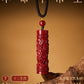 Year of the Sand, Year of the Birth, Year of the Twelve Zodiac Horizontal Mantra Hanging Rough Stone Pieces Male/Female