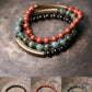 Jade stone beads multi-bracelet love original ancient ethnic hand female and male products