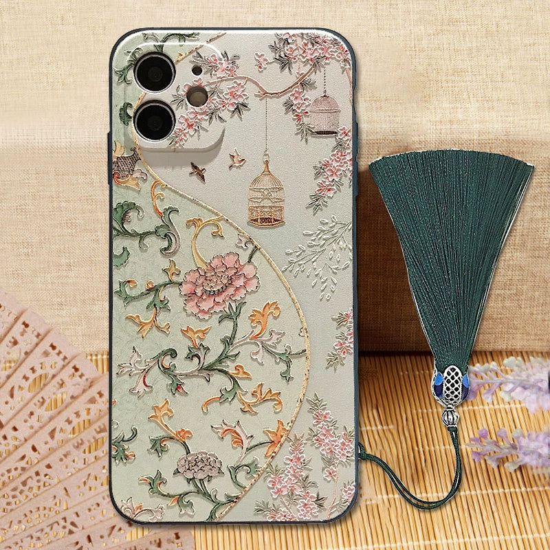 Chinese Retro Pattern Mobile Phone Case